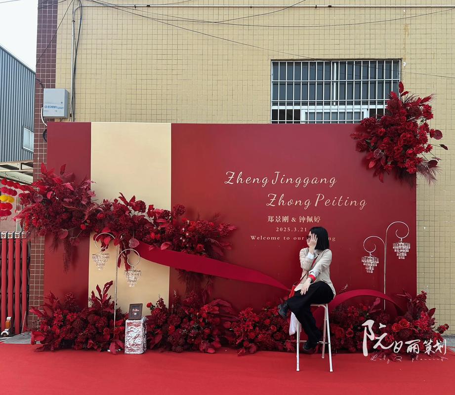 厂房婚礼布置也可以很出彩,期待晚上成片.#阳江婚礼策划 #阳